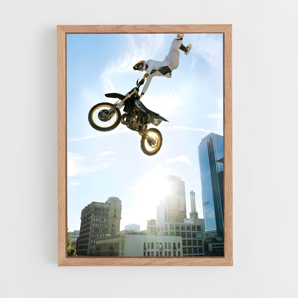 Poster Airborne Adrenaline – affiche Motocross freestyle (vue 4)
